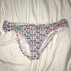 Neon print Victoria's Secret PINK bikini bottoms